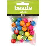 Creativ company https: www.cchobby.nl wooden-beads-d-12-mm-hole-size-2-5-3-mm-ca-40-div-diverse-colours-22-gr-1-box