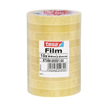 Tesa tejp 66x15 förpackning med 10 rullar