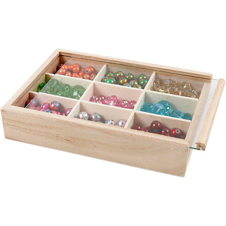 Creativ företagsfack låda myntlåda, d: 3,5 cm, mått 17x13 cm, 1 st.