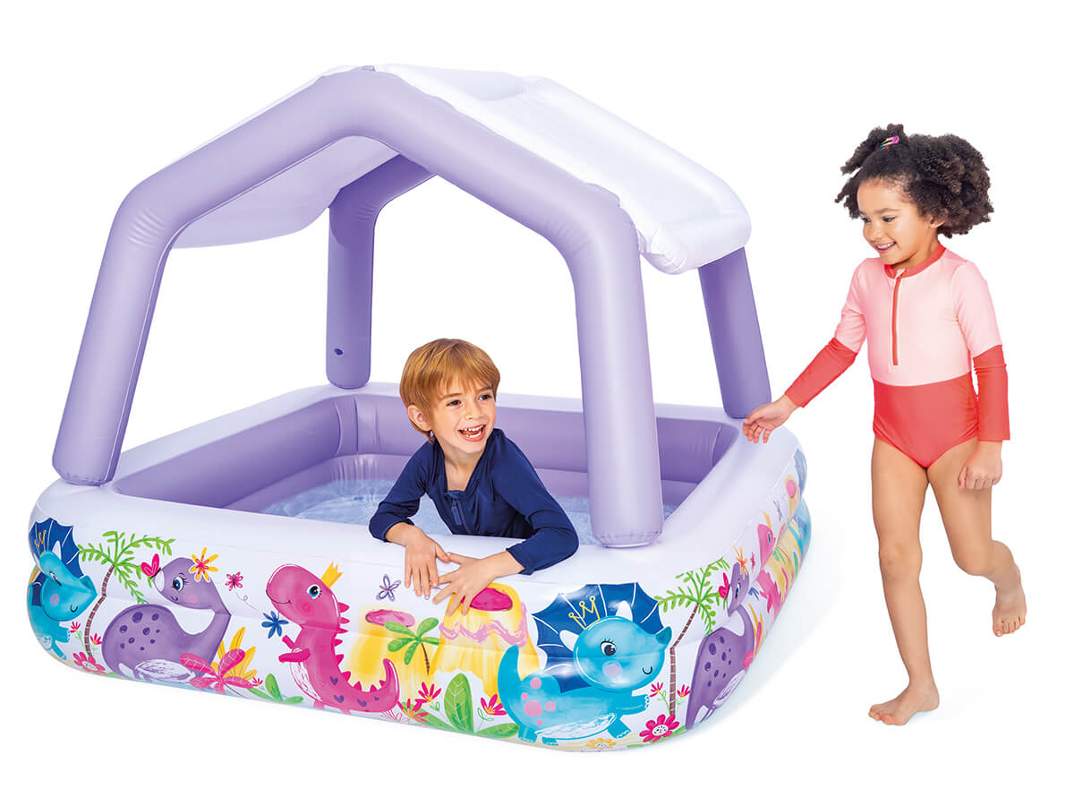 Intex inflatable swimming pool with sunroof