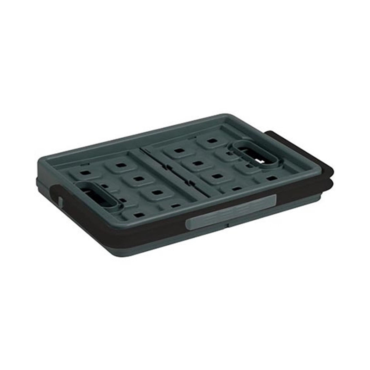 Sunware folding crate 24ltr gray handle