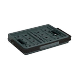 Sunware folding crate 24ltr gray handle