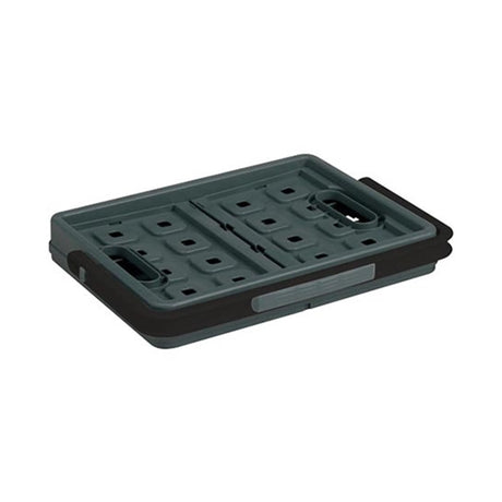 Sunware folding crate 24ltr gray handle