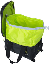 Basil Miles Trunkbag Sportieve zwarte bagagedragertas voor sportievelingen 7L Zwart Lime