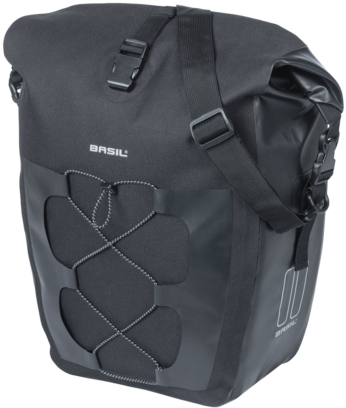 Basil Navigator Waterproof Single bicycle bag, black