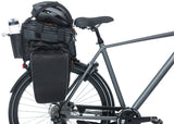 Basil Miles XL Sac de comportement à bagages, orange noir, étanche, 9-36L, adapté aux vélos électriques