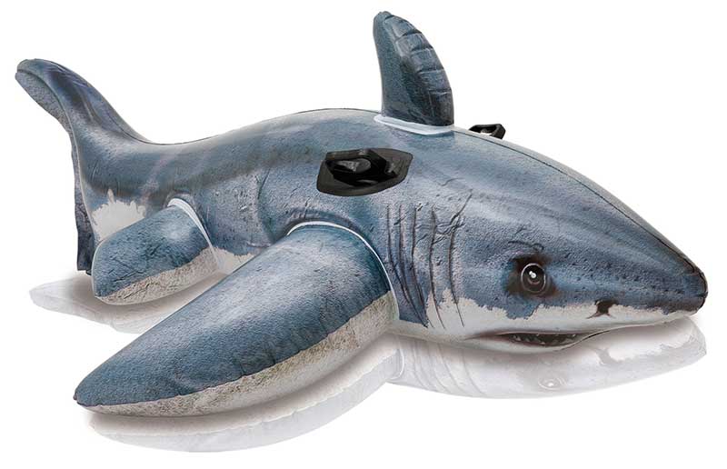 Intex inflatable white shark