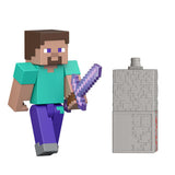 Mattel Minecraft Action Figur Steve 8 cm Action Figur