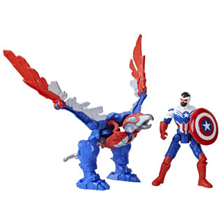 Marvel mech strike captain america 10 cm