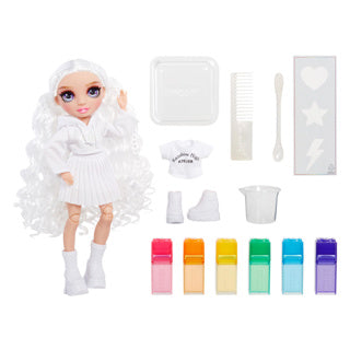 Rainbow high watercolor create fashion doll - purple eyes