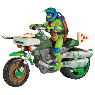 Feithicil scannán Hoppe ninja turtles le figiúirí éagsúla