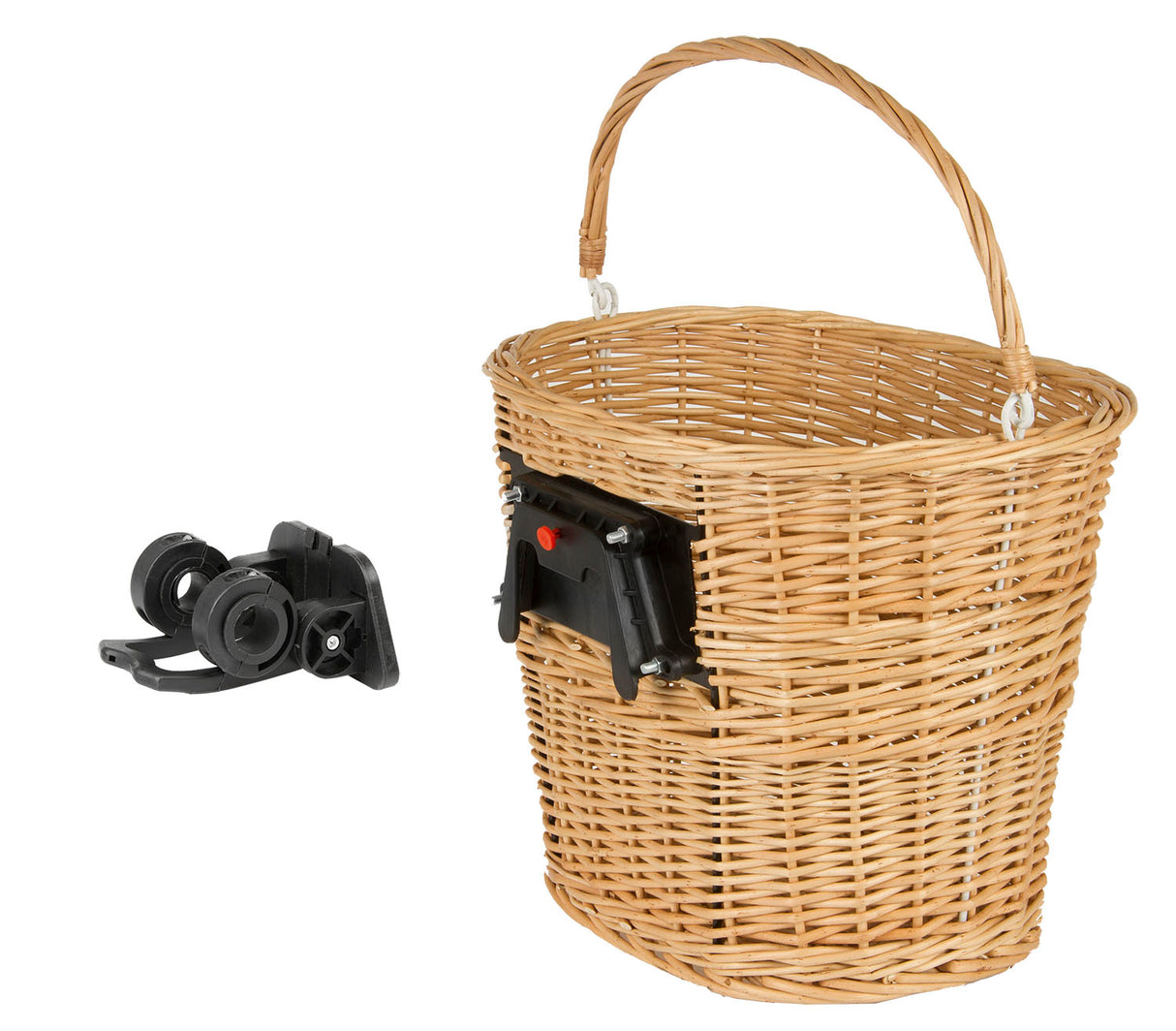 M-wave wicker bicycle basket removable