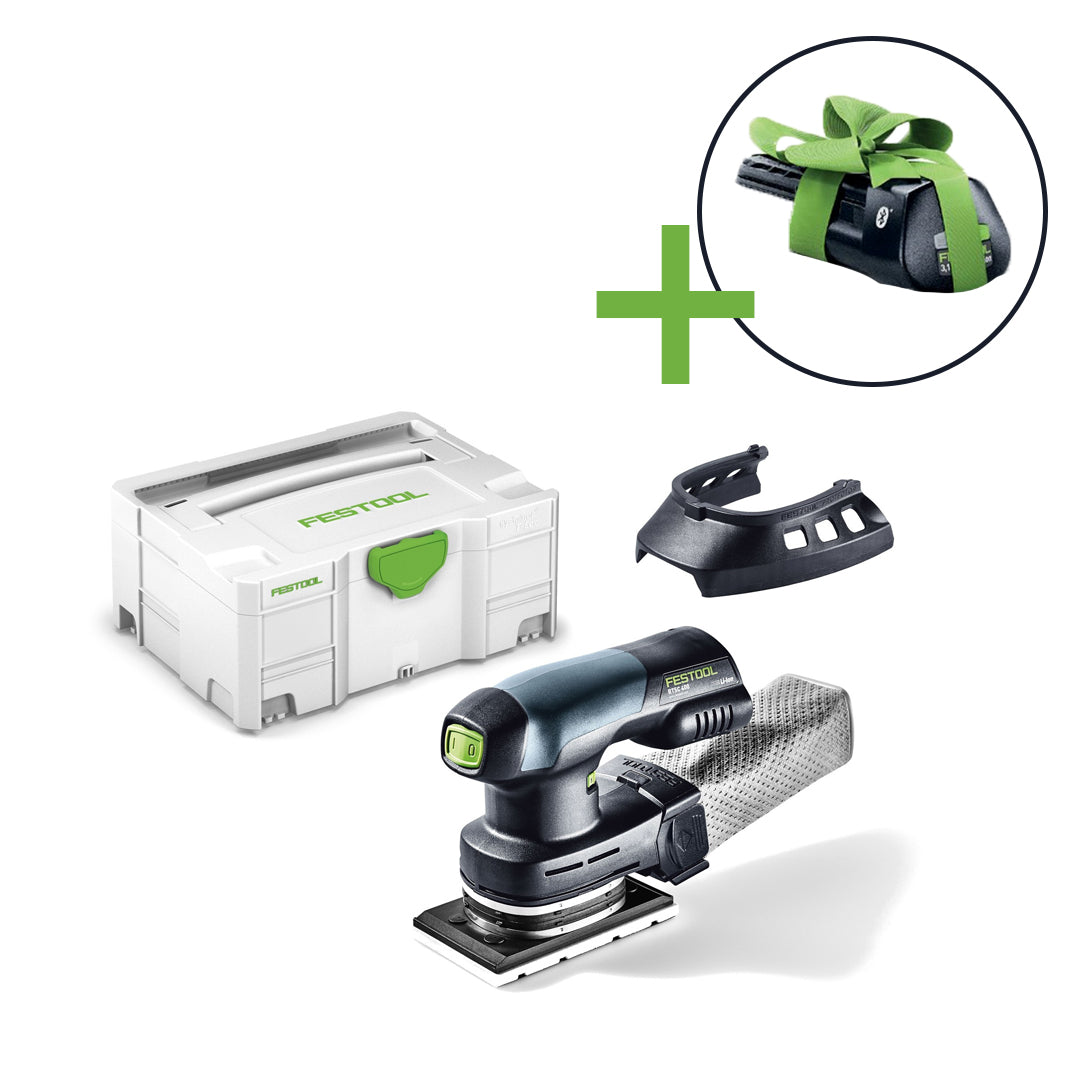 Festool rtsc 400 li-basic cordless orbital sander | + 3.0ah battery 577028