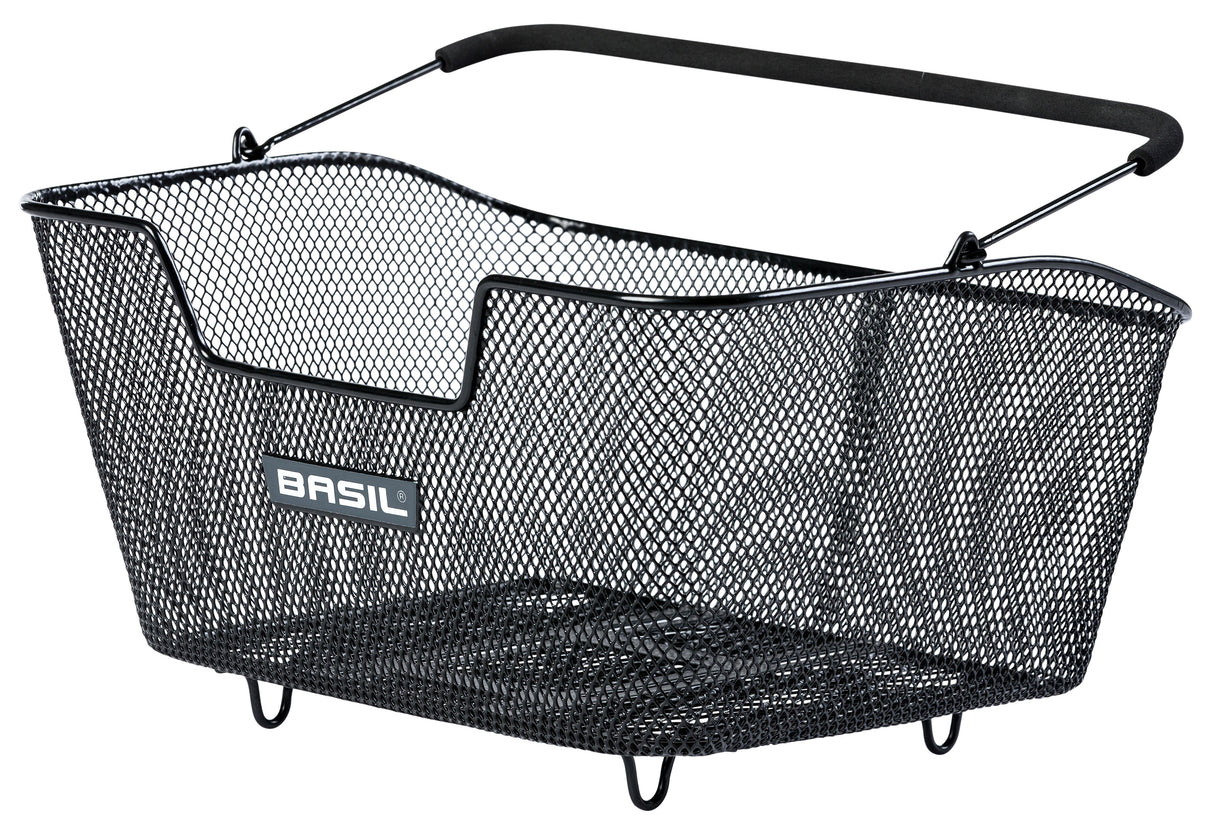 Basil Base M Multi System - Bicycle Basket - På baksiden - Svart