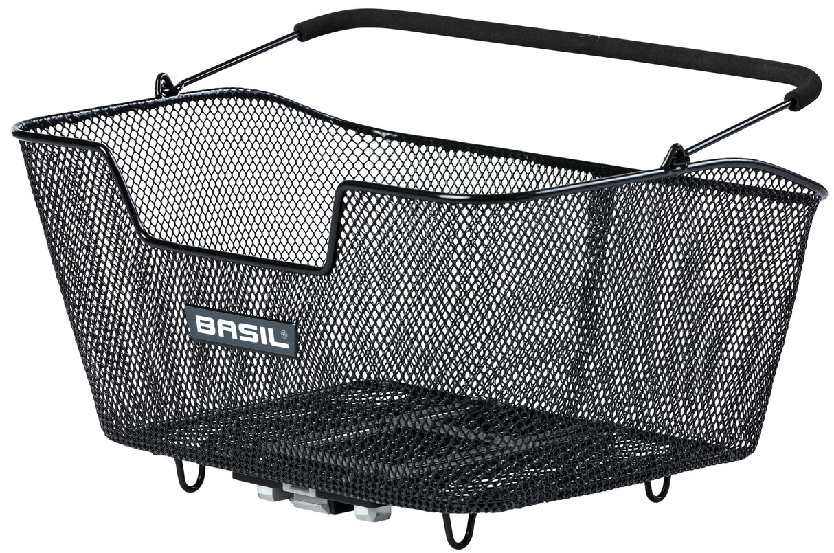 Basil Base M Mik - Bicycle basket - On the back - Black