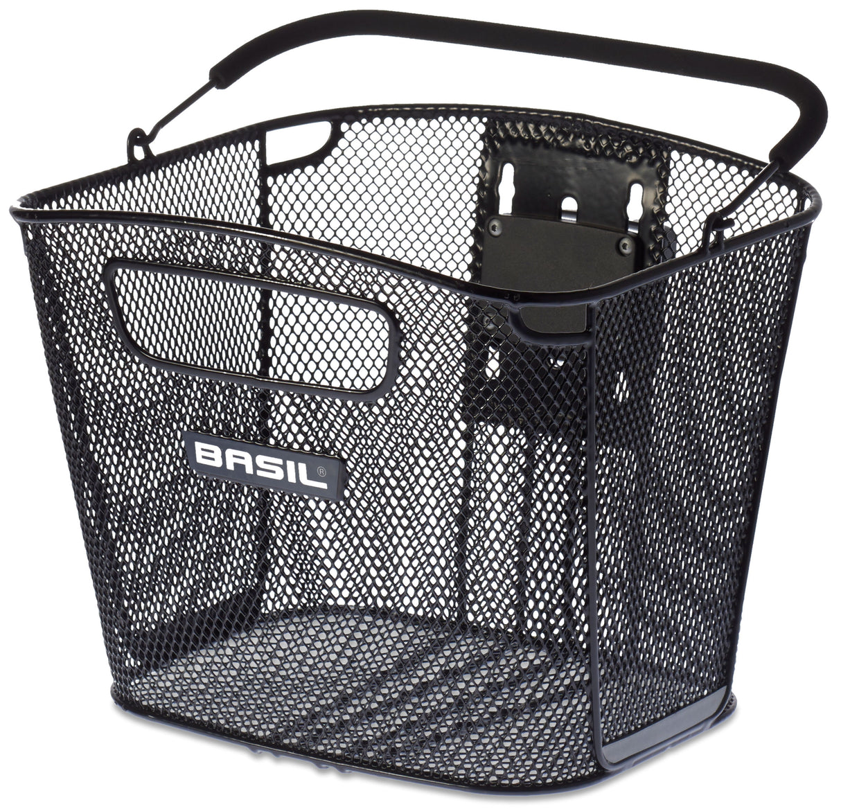 Basil Bold Front KF - Bicycle Basket - First - Black