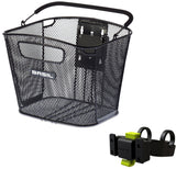 Bold Front KF with KF Handlebar Holder - Bicycle basket - First - Black