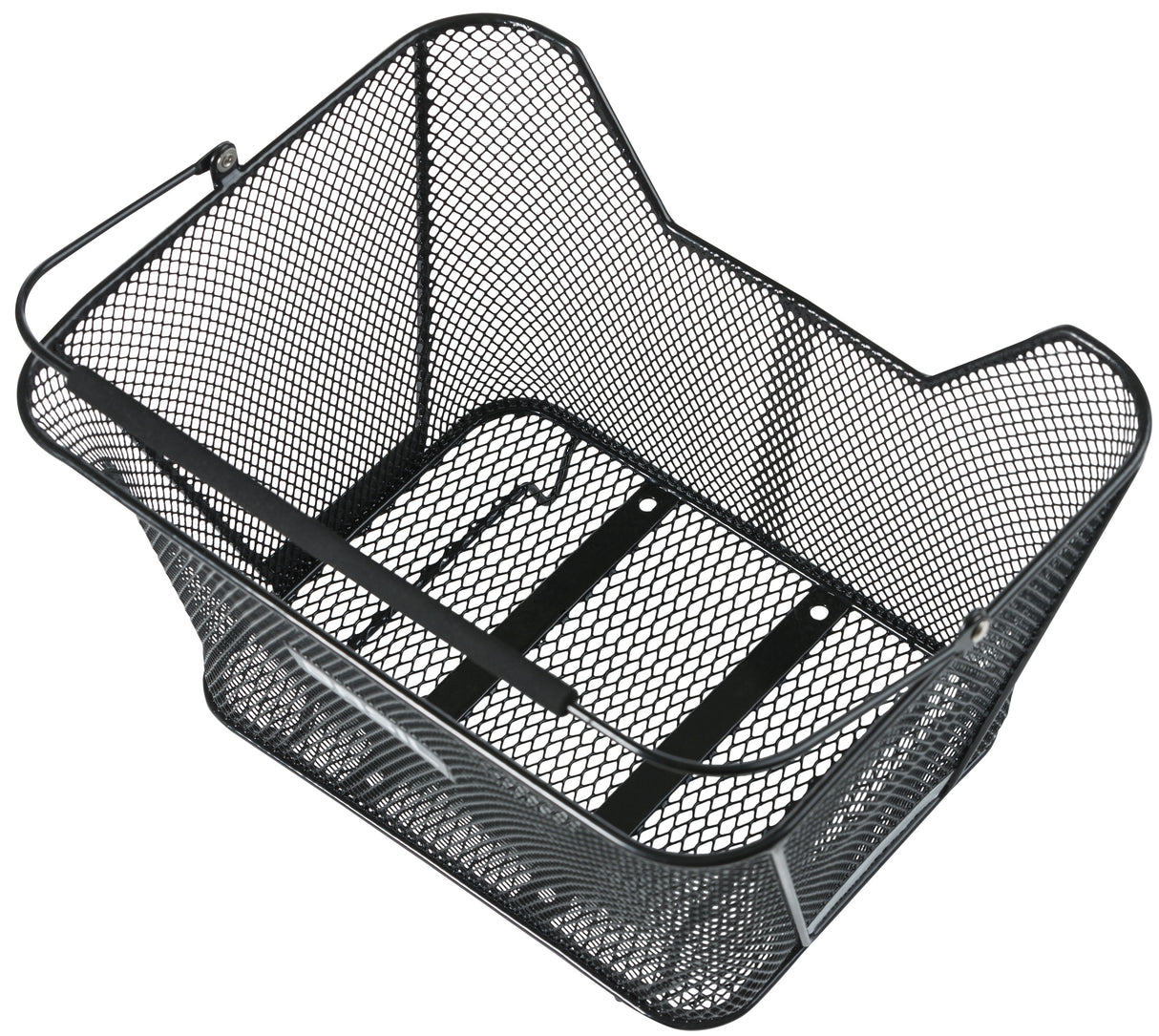 Basil Lesto - Bicycle basket - On the back - Black