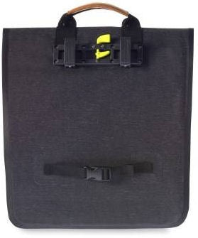 Bazilika Urban Dry Shopper - vodoodporna kolesarska vrečka, unisex, oglje melee