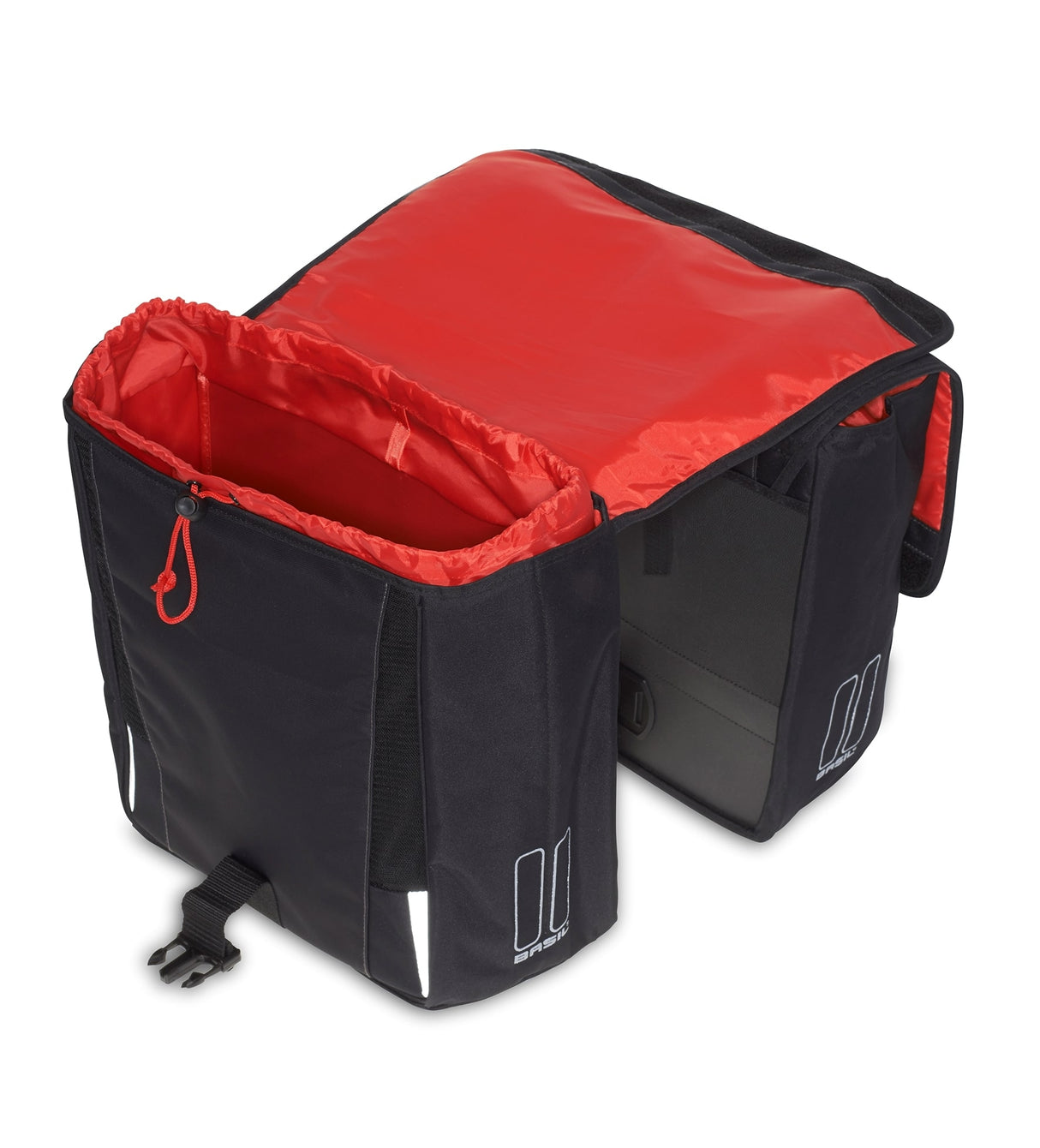 Basil Sport Design designen duebel Vëlo Bag schwaarz - 32l