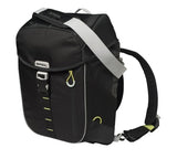 Basil Miles Dawypack - Bolsa de bicicleta deportiva - Unisex - Lima negra