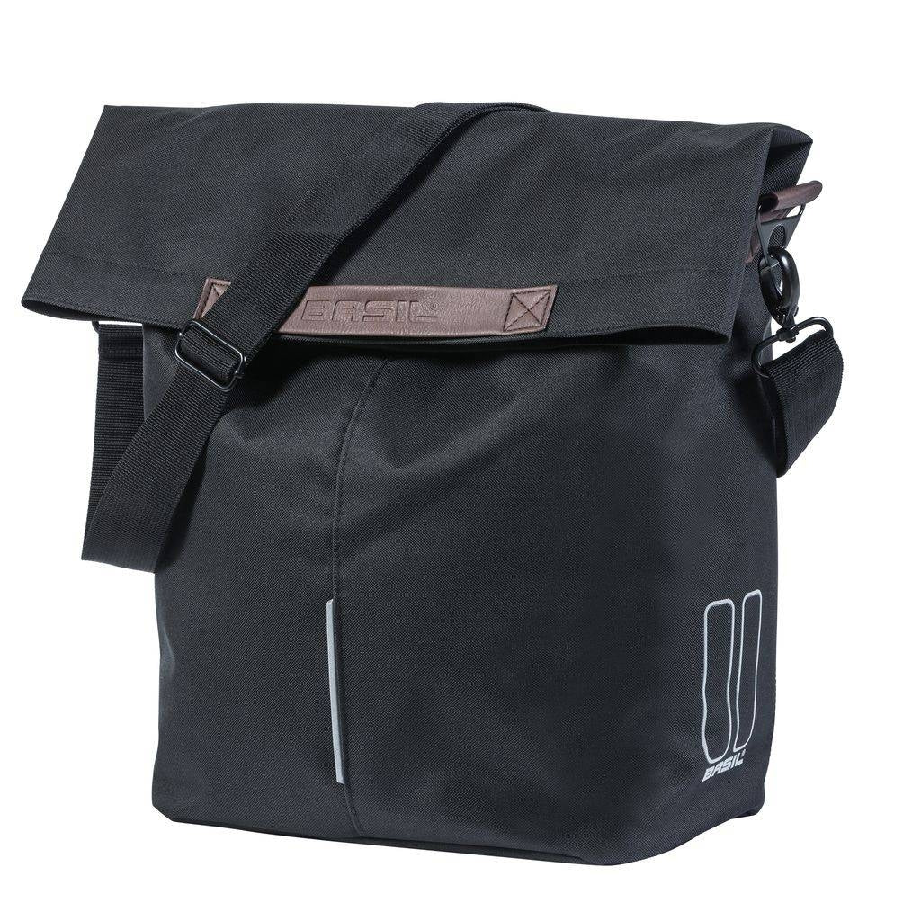 Basil City Shopper - Vëlo Shopper schwaarz 14-16l