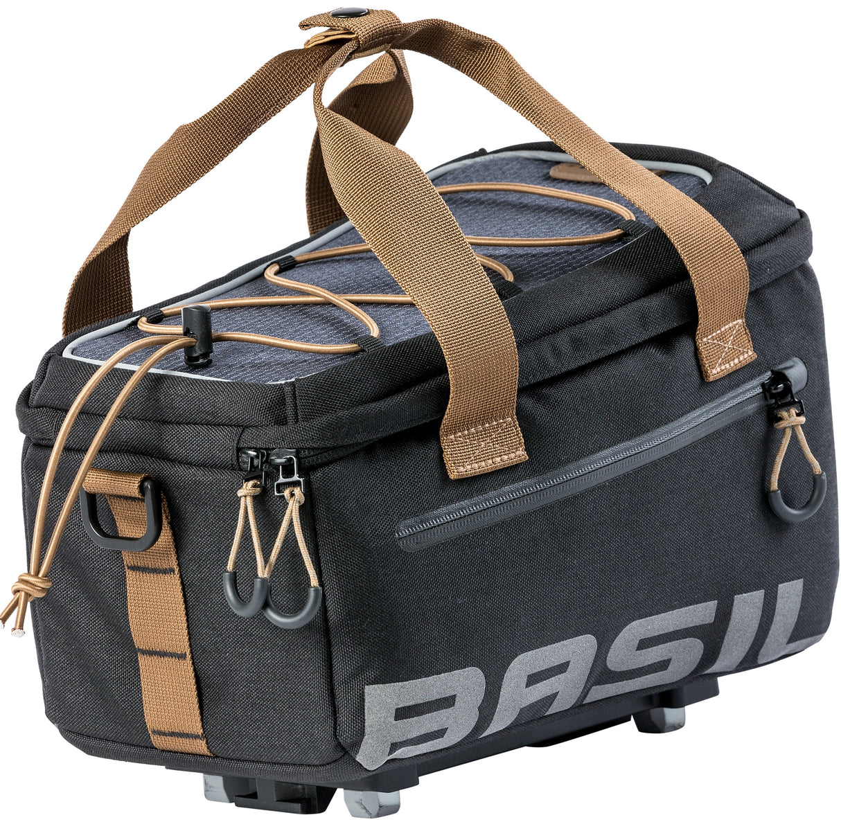 Basilikum Miles Trunkbag Mik - wasserdichtes Gepäck Privetbag - 7L - Schwarz