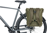 Basil Soho NordlichT Fahrrad Rucksack - Grün moderne Fahrradbeutel mit integrierter LED -Beleuchtung für Frauen und Männer #basil #fietsrugpak #GrosGroen