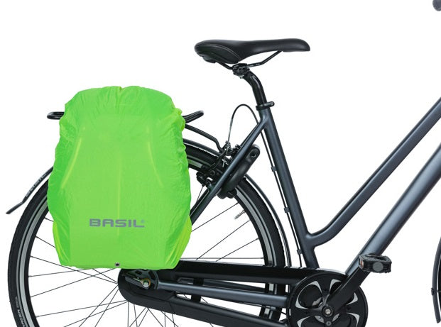 Basil B-Safe Commuter Nordlicht compacte fietsrugzak voor elektrische fiets 13L zwart