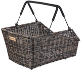 Basil Cento Rattan Look Multi System - Bicycle Basket - På bagsiden - Brun