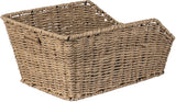 Basil Cento Rattan Look - Bicycle Basket - På baksiden - lysebrun