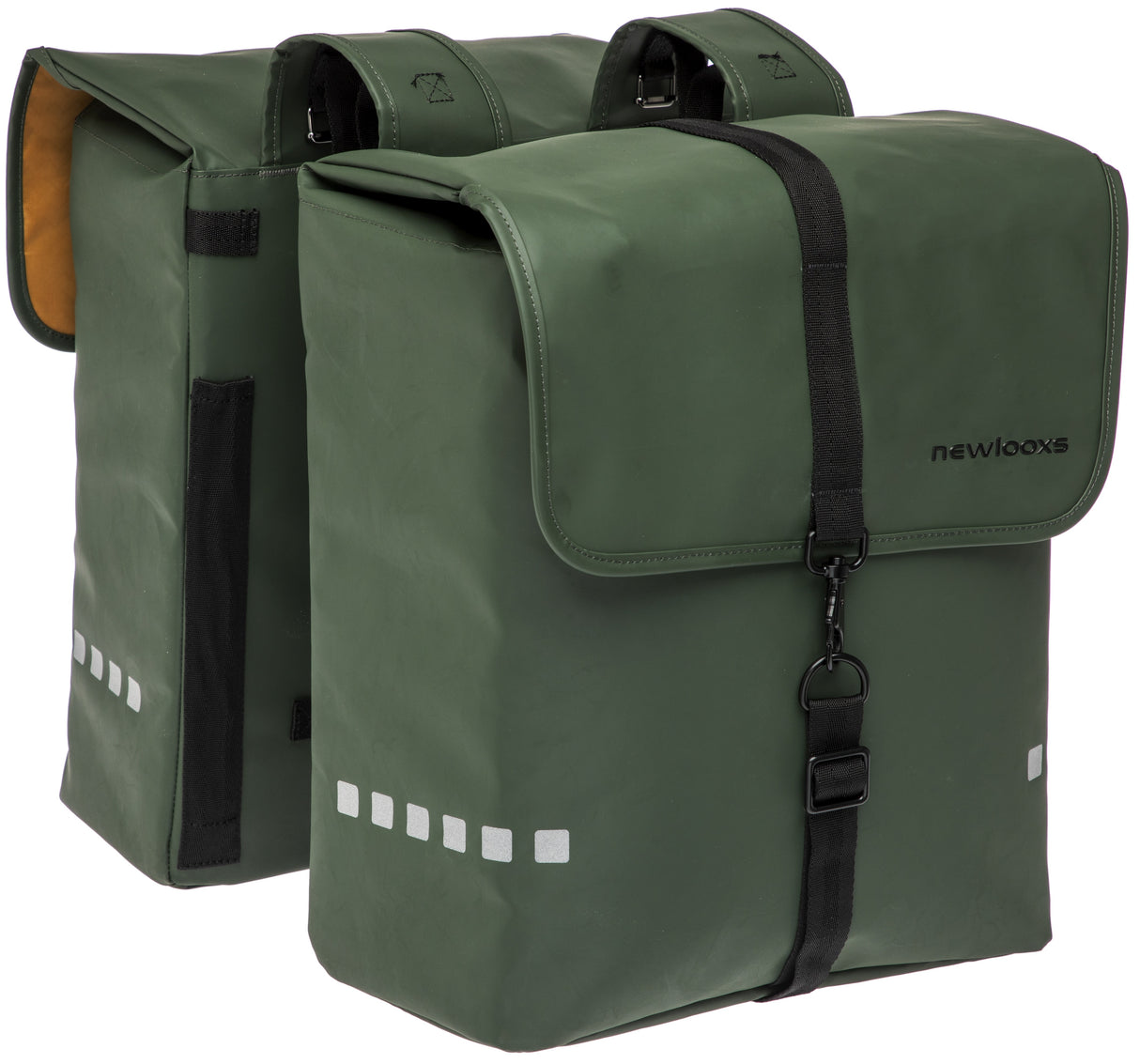 Nueva bolsa de bicicleta Odense Sturke, espaciosa mochila doble para bicicletas eléctricas Green