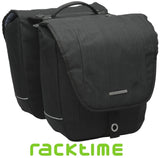 NUOVO sacchetto per biciclette a doppia bicicletta LOOXS Medio - Black - Polyester - Sporty - 25L