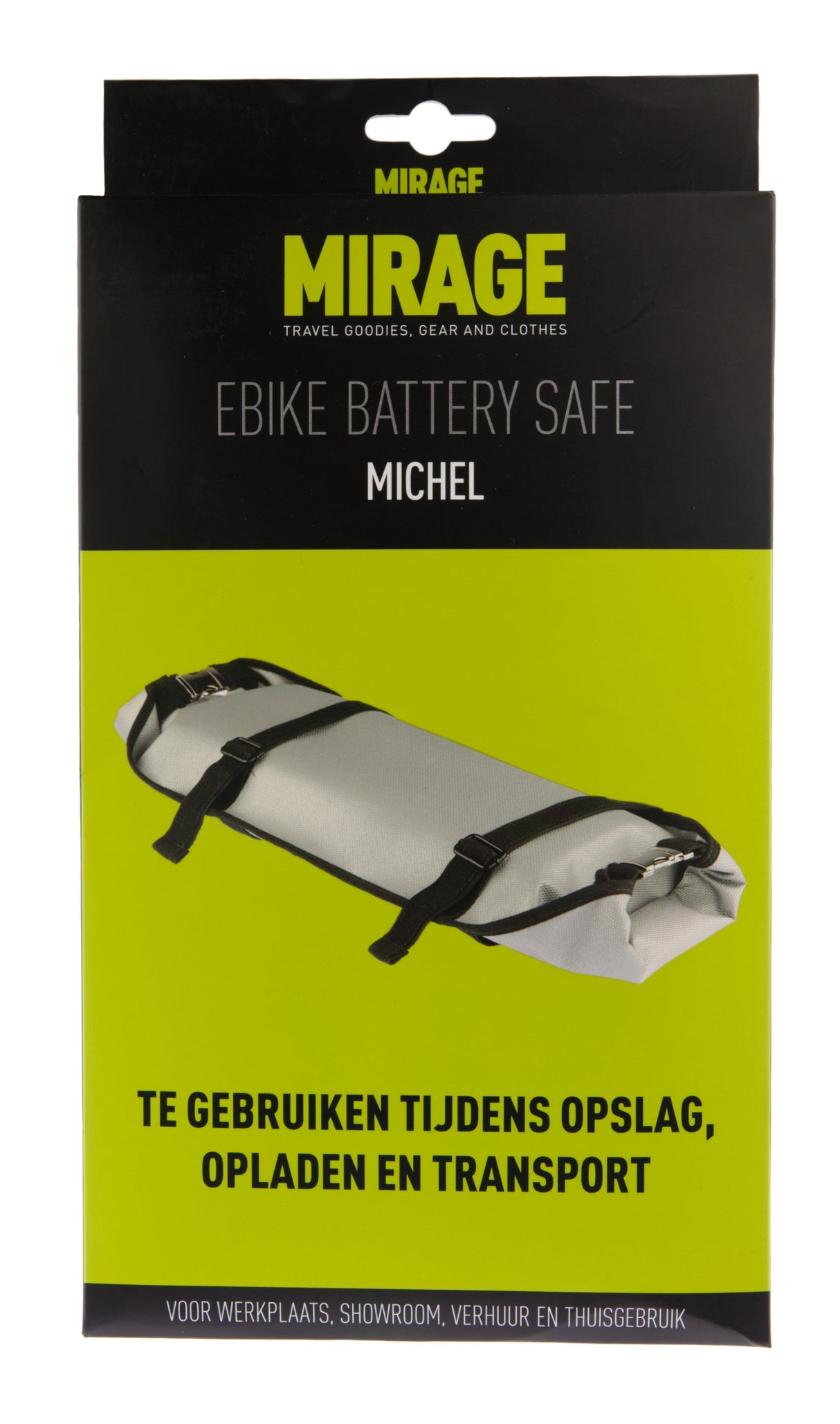 Mirage Veilige accu opberghoes Ebike Battery Safe Michel