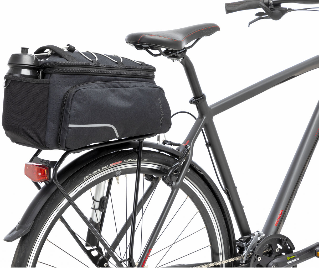 Newlooxs Sports Truckbag Racktime Bicycle Bag Unisex Black