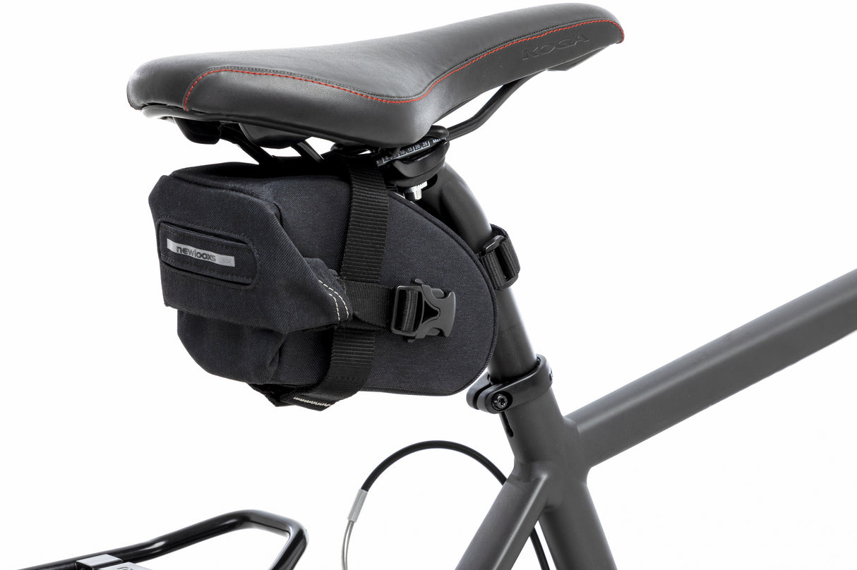 New LOOXS Sports Saddle Bag - Black - Polyester - Velcro - 0,9L