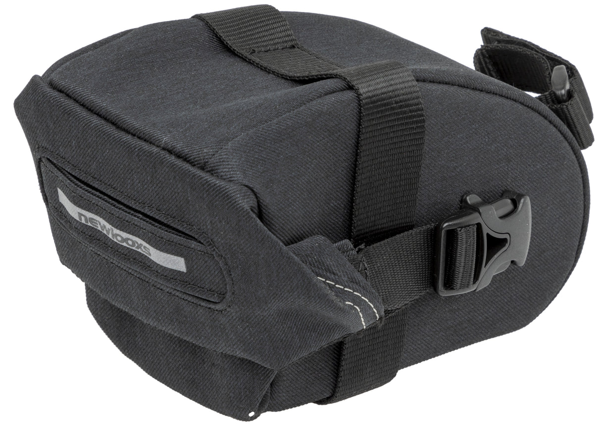 Nya Looxs Sports Saddle Bag - Black - Polyester - Velbercro - 0,9L