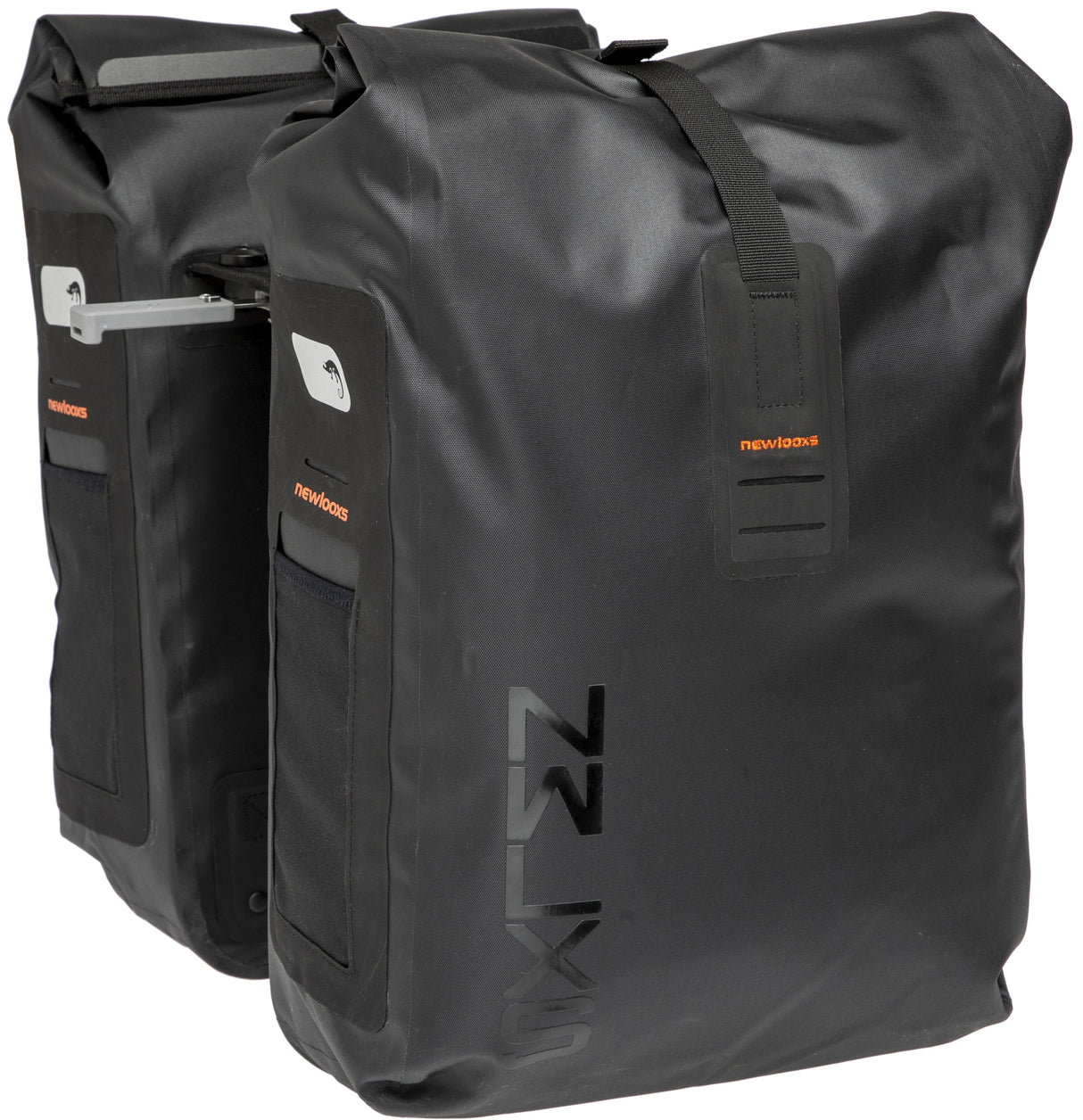 Varo vanntett dobbelt sykkelpose Black Grey 40l - Mik