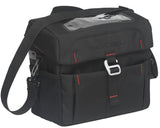 Vigo Handlebar Bag - Sporty handlebar bag, waterproof, reinforced, reflective, black