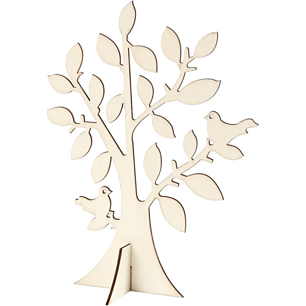 Creativ cég https: www.cchobby.nl tree-h-24-cm-w-18-4-cm-thickness-0-4-cm-1-piece