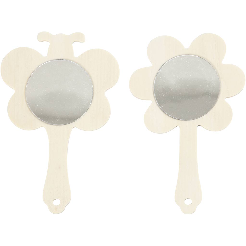 Creativ Firma https: www.cchobby.nl Hand Mirror-h-13-9-cm-w-9-cm-2-piece-1-box