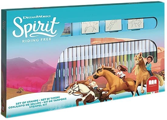 Dreamworks Geescht Stempel a Faarf Set 41 Stéck