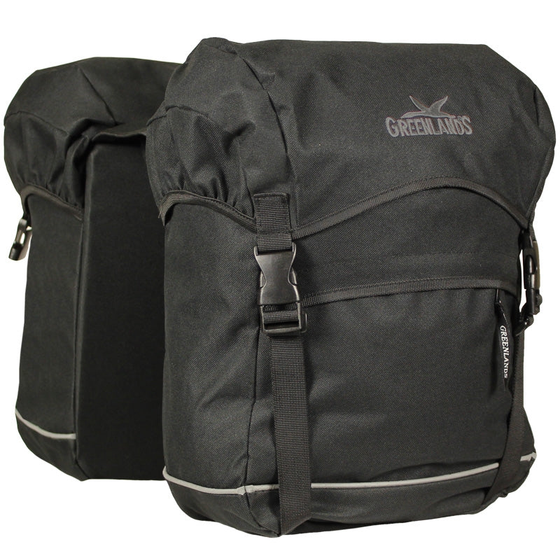 Sac de voyage à vélo Double Groenlands 40 litres 30 x 37 x 17 (2x) noir