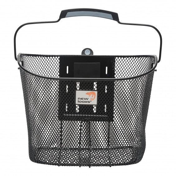 Bicycle Basket Toscany Smartlock for 19 liter svart