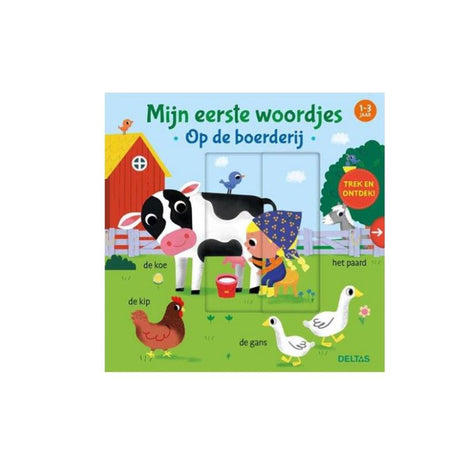 Leabhar cláir Deltas mo chéad fhocail - ar an bhfeirm (1-3 bliana)