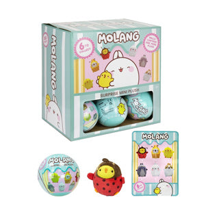 Molang plyšový 7,5 cm displej s prekvapením asst | 18 kusov