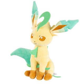 Jazwares pokémon fofinho pelúcia leaffeon, 20cm