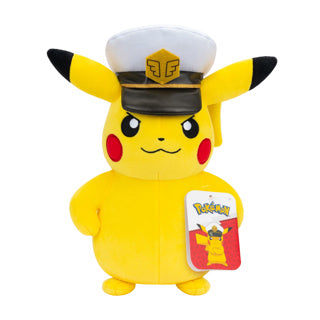 Przytulanka Jazwares Pokemon pluszowy kapitan Pikachu, 20 cm