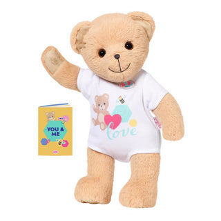 Baby born bear - white - cuddly toy