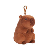 Plush capybara bag clip 3 assorted 12 cm | 12 pieces